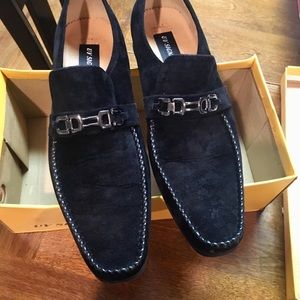 Black Suede Loafers